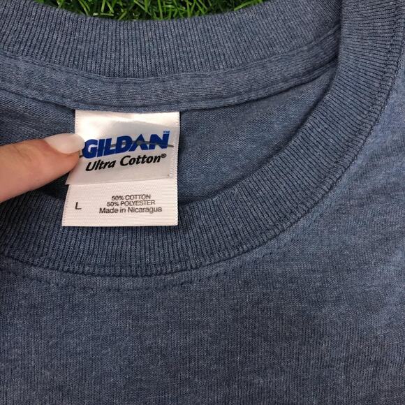 Vintage Blue 2009 SFFL Football Graphic Number Tee - Picture 4 of 4